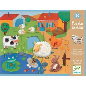 Djeco Puzzle dotykowe, Farma (144824)