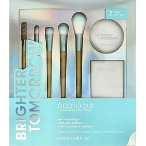 Σετ EcoTools Brighter Tomorrow EcoTools: EcoTools, μυτερό, Concealer Brush + EcoTools, Large, Eyeshadow Brush + EcoTools, Diffuse, Eyeshadow Brush + EcoTools, Precision, Highlighter Brush + EcoTools, Brush Single-eb, 13787617 79625031997