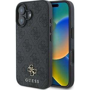 Guess GUHMP16SP4SM4MK iPhone 16 6.1" black/black hardcase 4G Small Classic MagSafe