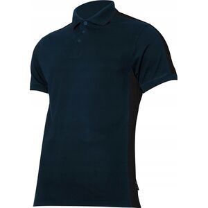 Lahti Pro Koszulka męska Polo 190g/m2 Granatowo-czarna r. 2XL