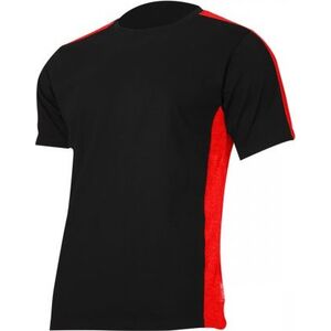 Lahti Pro Koszulka T-shirt 180G/M2, Czarno-czerwona L (L4022703)