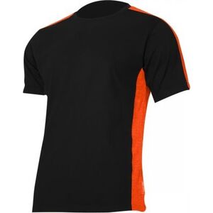 Lahti Pro Koszulka T-shirt 180G/M2, Czarno-pomarańczowa XL (L4023004)