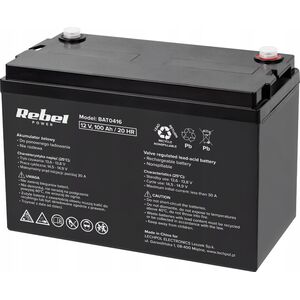 Rebel Akumulator żelowy 12V 100Ah  Rebel