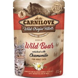 Carnilove CARNILOVE KOT sasz.85g WILD BOAR& CHAMOMILE
