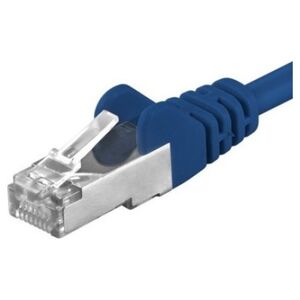 PremiumCord PREMIUMCORD Patch kabel CAT6a S-FTP, RJ45-RJ45, AWG 26/7 0,5m niebieski