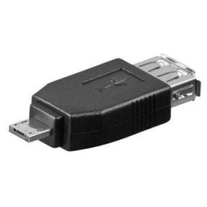 Adapter USB PremiumCord microUSB - USB Czarny  (kur-12)