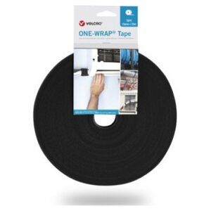 Velcro Taśma VELCRO One Wrap o szerokości 20 mm, czarna, 25 m