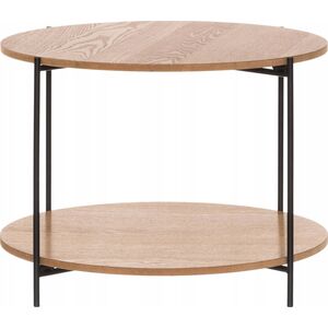 Τραπεζάκι σαλονιού δύο επιπέδων από MDF, Ø 55 cm 14430740 6410416125909