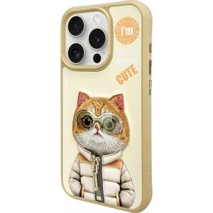 Nimmy case iPhone 15 Pro Max 6.7" khaki Cool&Cute 2.0 Cat