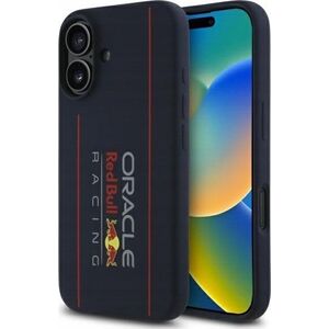 Red Bull RBHMP16S24SIOLRV iPhone 16 6.1" hardcase navy blue/navy Silicone Vertical Logo MagSafe