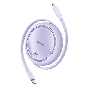 Baseus Free2Pull USB-C / Lightning cable 20W 1m (purple)