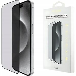Guess GUTGP16SBOKGCIP iPhone 16 6.1" Screen Protector Privacy 2.5D Outline - privacy display protection
