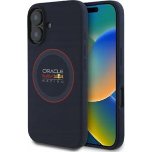 Red Bull RBHMP16M24SIILVR iPhone 16 Plus 6.7" Hard Case Navy Silicone Red Ring MagSafe