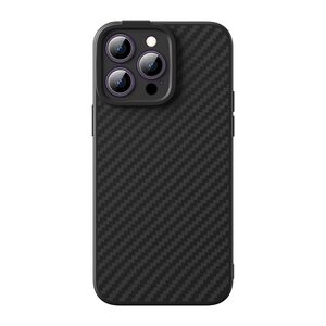 Baseus Synthetic Fiber MagSafe Case + Glass Apple iPhone 14 Pro Max black