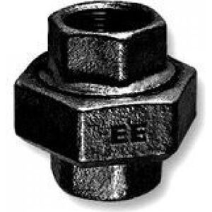Odlewnia Zawiercie Dwuzłączka płaska z uszczelką bez rantu 21/2" czarna nr 48oru (5907791622976)