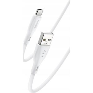 Kabel USB Yesido yesido Silikonowy Kabel CA119 18W USB-TC 1m 2A, WHITE / BIAŁY