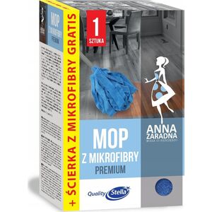 Anna Zaradna Mop z mikrofibry ANNA ZARADNA + ścierka z mikrofibry gratis