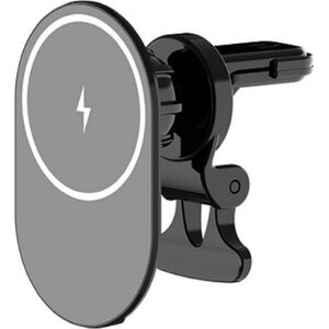 Veger VEGER uchwyt samochodowy do kratki wlotu z ładowaniem indukcyjnym kompatybilny z MagSafe 15W Y38 czarny
