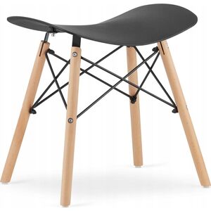 Leobert Taboret KORFU - czarny x 1