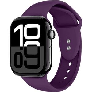 Crong Liquid - Pasek do Apple Watch 44/45/46/49 mm (śliwkowy)