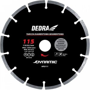 Dedra Tarcza segmentowa dynamic 110mm 22.2mm (HP2110)