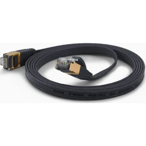 Wantec Wantec wW Patch Cable CAT6A extra flat FTP black 3,0m (7092)