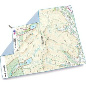 Lifeventure Ręcznik szybkoschnący SoftFibre OS Map Giant, Pen-Y-Fan