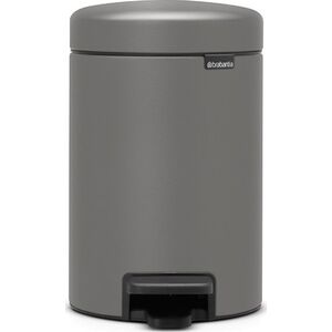 Kosz na śmieci Brabantia Brabantia Pedal Bin Newicon 3 L Mineral Concrete Grey