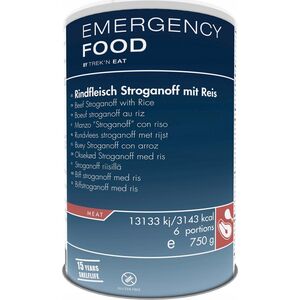 Trek N Eat EMERGENCY LINE Wołowina a la Strogonoff z ryżem, 750g  [Beef Stroganoff with Rice-EL]