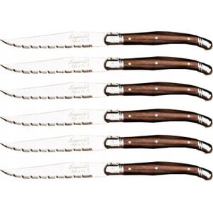 Laguiole Tradition Steak knives Laguiole Dark Wood SET 6 SdV
