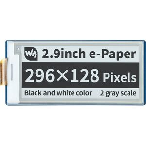 Waveshare Wyświetlacz E-paper E-Ink - 2,9'' 296x128px - SPI - czarno-biały - do Raspberry Pi Pico - Waveshare 19408}