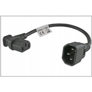 Kabel zasilający MicroConnect Power adapter C13 C14 angled