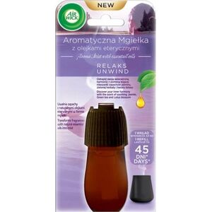 Air Wick AIR WICK_Aroma Mist Unwind aromatyczna mgielka z olejkami eterycznymi Jaśmin &amp| Zielona Herbata &amp| Kwiat Lotosu 20ml Refill
