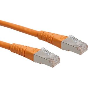 Roline PatchCord S/FTP (PiMF) Kat.6 1m pomarańczowy (21.15.1337)