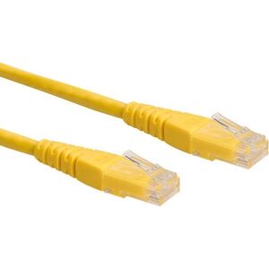 Roline PatchCord, UTP, Cat6, 0.5m, żółty (21.15.1522)