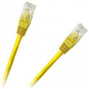 LP KPO2778E-1.0 Patchcord kabel UTP 8c wtyk-wtyk 1.0m CCA żółty cat.6e