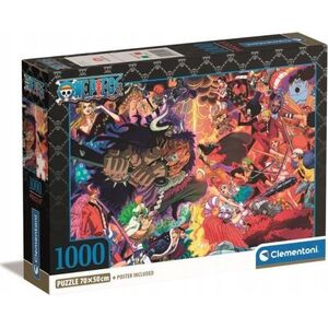 Clementoni CLE puzzle 1000 Compact Anime OnePiece 39922