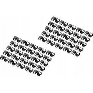 Digitus DIGITUS Farbclips für Patchkabel RJ45 100 Stück schwarz