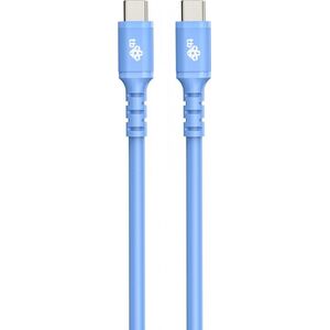Kabel USB TB Print USB-C - USB-C 1 m Niebieski (AKTBXKUCC2SI10N)