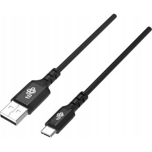 Kabel USB TB USB-A - USB-C 1.5 m Czarny (AKTBXKUCMISI15B)