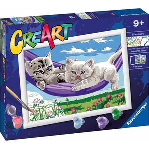Ravensburger Malowanka CreArt Seria D Classic Kocieta w hamaku