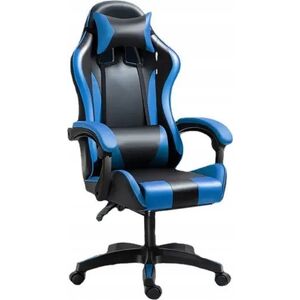 Krzesło biurowe ExtraLink EXTRALINK GAMING FOTEL GAMINGOWY BIUROWY OBROTOWY KUBEŁKOWY CZARNO-NIEBIESKI G-523
