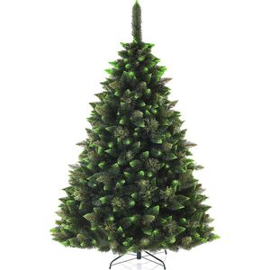 AmeliaHome AmeliaHome Sztuczna choinka ALICE styl klasyczny 220 cm zielona