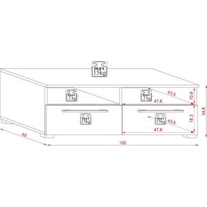 Vivaldi Szafka RTV Bonn + LED