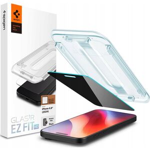 Spigen Spigen Glass tR EZ Fit HD (Privacy) 1 Pack, transparency - iPhone 16 Pro Max