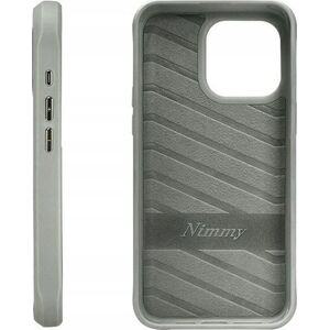 Nimmy iPhone 15 Pro Max 6.7" case gray/grey Glasses Cool Cat