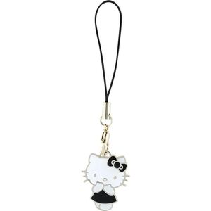 Hello Kitty zawieszka HKCPMKK Phone       Strap czarny/black Charm Kitty Cute