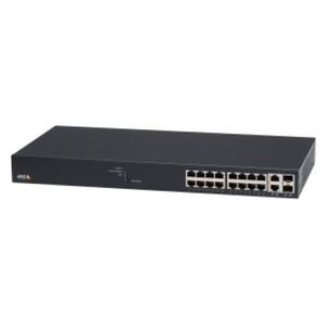 Switch Axis Axis 5801-693 łącza sieciowe Zarządzany Gigabit Ethernet (10/100/1000) Obsługa PoE Czarny