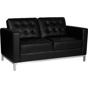 Activeshop Gabbiano sofa do poczekalni BM18019 czarna