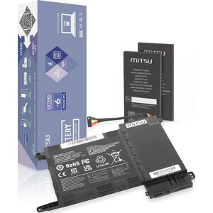 Bateria Mitsu Bateria L14S4P22 do Lenovo IdeaPad Y700-15ISK Y700